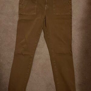 Brown Casual Pants